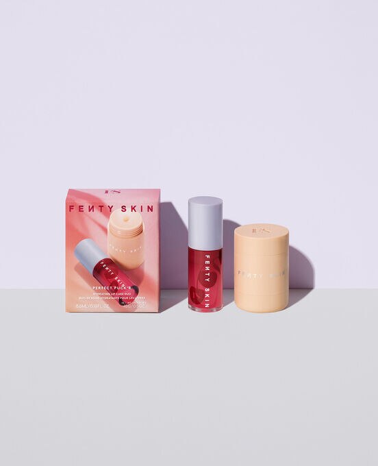 Kit Máscara e Hidratante Labial Fenty Skin Perfect Puck'r